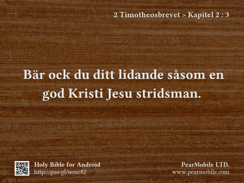 2 Timotheosbrevet, Kapitel 2:3